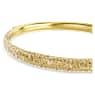 Sublima バングル, スノーパヴェ, ホワイト, ゴールドトーン・プレーティング - Swarovski, 5723336