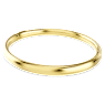 Sublima bangle, Snow pavé, White, Gold-tone plated - Swarovski, 5723336