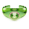 Dulcis cuff, Octagon cut, Green, Gold-tone plated - Swarovski, 5723514