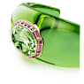 Dulcis cuff, Octagon cut, Green, Gold-tone plated - Swarovski, 5723514