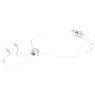 Lifelong Bow bracelet, Bow, Pink, Rhodium plated - Swarovski, 5723553