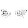 Lifelong Bow stud earrings, Bow, Pink, Rhodium plated - Swarovski, 5723557