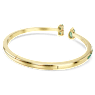 Matrix cuff, Mixed cuts, Green, Gold-tone plated - Swarovski, 5723576