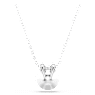 Pendente Bella V, Taglio Round, Blu, Placcato rodio - Swarovski, 5724286