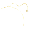 Bella V pendant, Round cut, Red, Gold-tone plated - Swarovski, 5724287