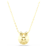 Bella V 펜던트, 라운드 컷, 레드, 골드 톤 플래팅 - Swarovski, 5724287