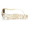 Sunglasses, Cat-eye shape, Chain, Gray - Swarovski, 5724499