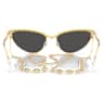 Sunglasses, Cat-eye shape, Chain, Gray - Swarovski, 5724499