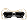 Sonnenbrille, Kissenform, Schwarz - Swarovski, 5724502