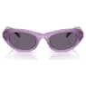 Sunglasses, Pillow shape, Purple - Swarovski, 5724503