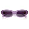 Sunglasses, Pillow shape, Purple - Swarovski, 5724503