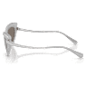 Sunglasses, Cat-eye shape, Silver tone - Swarovski, 5724505