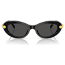 Sonnenbrille, Ovale Form, Schwarz - Swarovski, 5724507