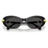 Sonnenbrille, Ovale Form, Schwarz - Swarovski, 5724507