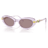 Occhiali da sole, Forma ovale, Rosa - Swarovski, 5724508