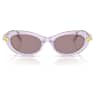 Occhiali da sole, Forma ovale, Rosa - Swarovski, 5724508