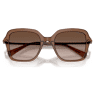 Sunglasses, Square shape, Brown - Swarovski, 5724512