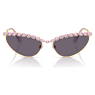 Sunglasses, Cat-eye shape, Purple - Swarovski, 5724513