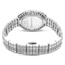 Matrix Octagon horloge, Baguette-slijpvorm, Metalen armband, Zilverkleurig, Roestvrij staal - Swarovski, 5724516