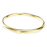 Dextera bangle, Octagon shape, Round cut, White, Gold-tone plated - Swarovski, 5724582