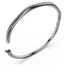 Bracciale rigido Dextera, Forma ottagonale, Taglio Round, Bianco, Placcato rutenio - Swarovski, 5724605