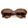 Sunglasses, Round shape, Brown - Swarovski, 5724613
