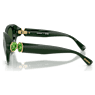 Sunglasses, Round shape, Green - Swarovski, 5724616