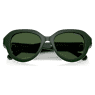 Sunglasses, Round shape, Green - Swarovski, 5724616