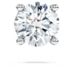 Clous d’oreille Eternity, Diamants de synthèse 0,5 ct tw, Mono, Forme ronde, Or blanc 18 carats - Swarovski, 5725107