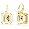 Millenia damla küpeler, Karışık kesimler, Caramel, Altın rengi kaplama - Swarovski, 5725744