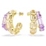 Millenia フープピアス, ミックスカット, マルチカラー, ゴールドトーン・プレーティング - Swarovski, 5725757