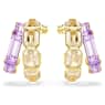 Millenia フープピアス, ミックスカット, マルチカラー, ゴールドトーン・プレーティング - Swarovski, 5725757