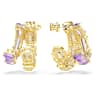 Millenia フープピアス, ミックスカット, マルチカラー, ゴールドトーン・プレーティング - Swarovski, 5725757