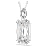 Colgante Millenia, Talla octogonal, Blanco, Baño de rodio - Swarovski, 5725768
