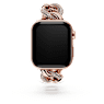 Chain strap, For Apple Watch® 40mm & 41mm, Rose gold tone, Rose gold-tone finish - Swarovski, 5725785