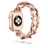 Chain strap, For Apple Watch® 40mm & 41mm, Rose gold tone, Rose gold-tone finish - Swarovski, 5725785