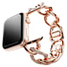 Chain strap, For Apple Watch® 40mm & 41mm, Rose gold tone, Rose gold-tone finish - Swarovski, 5725785