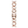 Chain strap, For Apple Watch® 40mm & 41mm, Rose gold tone, Rose gold-tone finish - Swarovski, 5725785