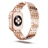 Princessarmband, För Apple Watch® 40 mm och 41 mm, Roséguldston, Roséguldfärgad finish - Swarovski, 5725786
