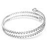 Bracciale rigido, Taglio Pear, Bianco, Mix di finiture - Swarovski, 5725799
