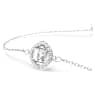 브레이슬릿, 라운드 컷, 화이트, 로듐 플래팅 - Swarovski, 5725802