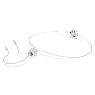 Bracelet, Round cut, White, Rhodium plated - Swarovski, 5725802