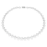 Naszyjnik Tennis, Szlif okrągły, Biały, Powłoka z rodu - Swarovski, 5727095