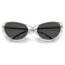 Sonnenbrille, Cat-eye-Form, SK7025, Silberfarben - Swarovski, 5727196