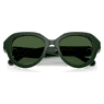 Sunglasses, Round shape, Green - Swarovski, 5727233