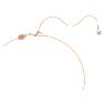 Insigne pendant, Cross, White, Rose gold-tone plated - Swarovski, 5727986