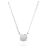 Eternity pendant, Lab-grown diamonds 0.5 ct tw, Round shape, Sterling silver - Swarovski, 5728554