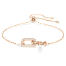 Constella Armband, Kristallpärla, Rund slipning, Vit, Roséguldfärgad plätering - Swarovski, 5728588