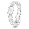 Orologio, Braccialetto con taglio Octagon, Bianco, Acciaio inossidabile - Swarovski, 5729182
