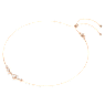 Collana Constella, Crystal Pearl, tagli Round, Bianca, Placcato color oro rosa - Swarovski, 5729504